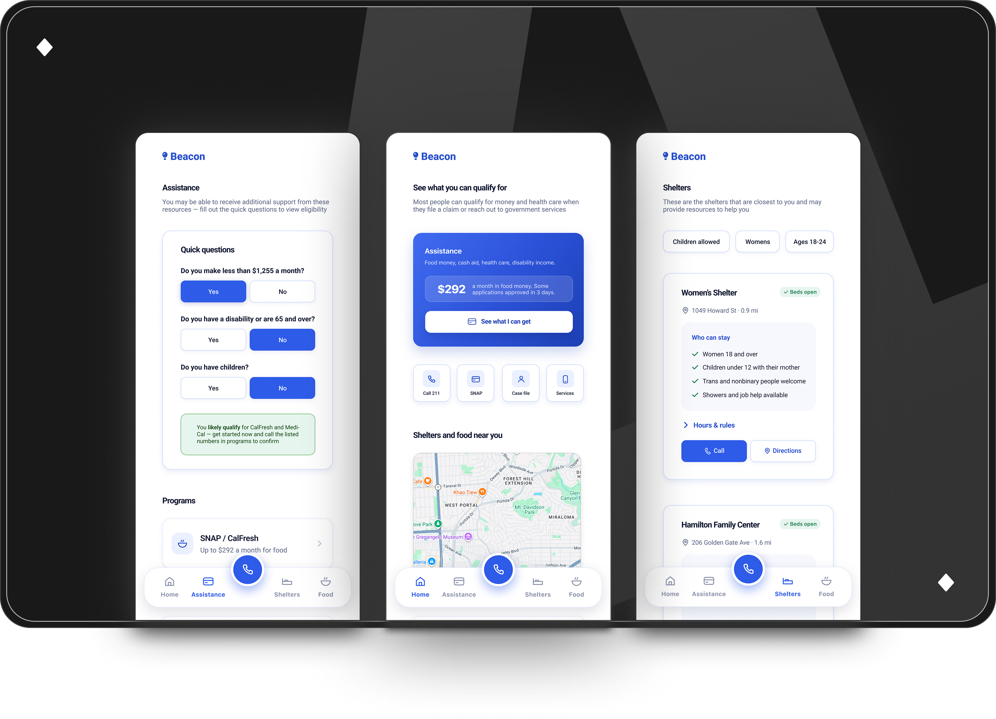 Beacon product screenshot