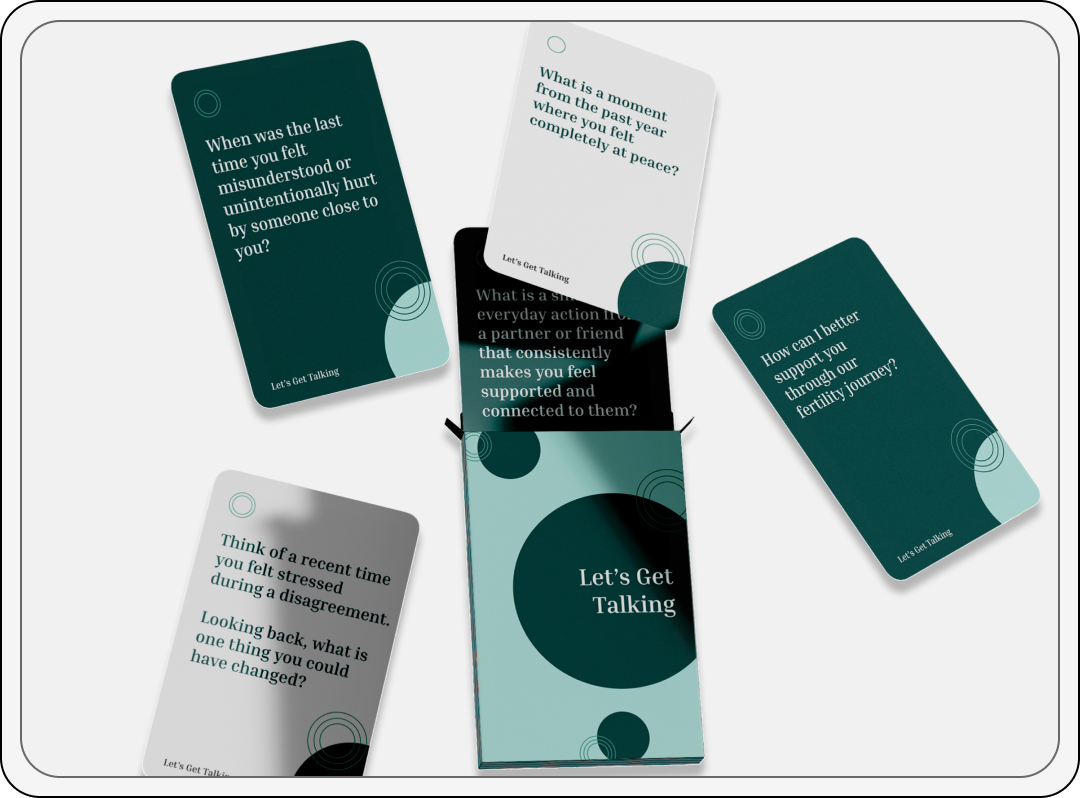 Let's Get Talking Card Game